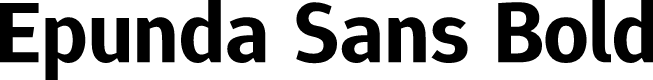 Epunda Sans Bold