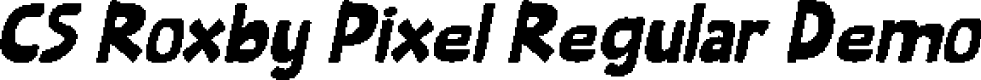 CS Roxby Pixel Regular Demo