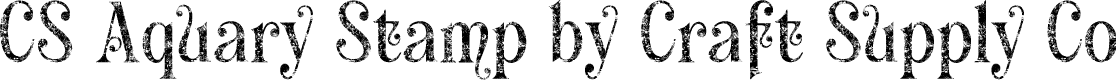 CSAquaryStamp-Regular Demo