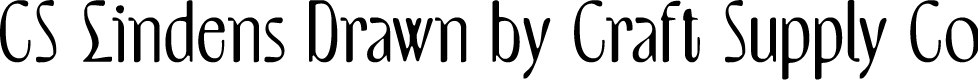 CSLindensDrawn-Regular Demo