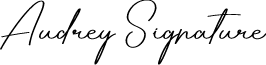 Audrey Signature