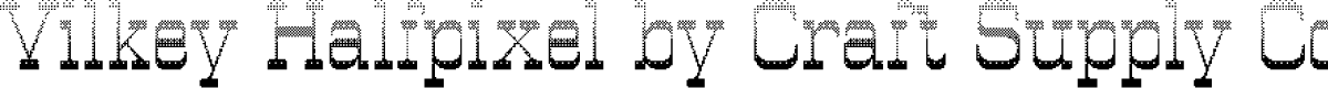 Vilkey Halfpixel Font - Free Download