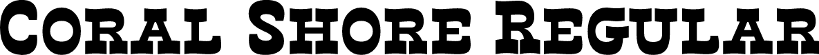 Coral Shore Font - Free Download