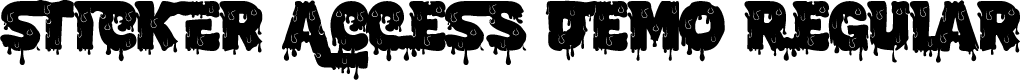 Sticker Access Font - Free Download