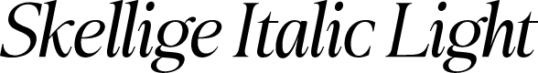 Skellige Italic Light