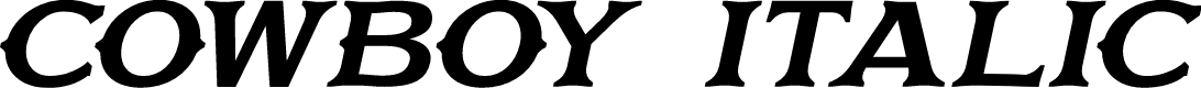 Cowboy Italic