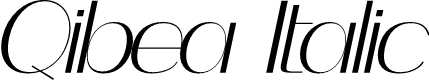 Qibea Italic