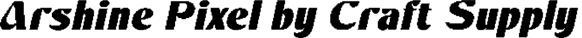 ArshinePixel-Regular