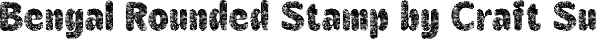 BengalRoundedStamp-Regular Demo