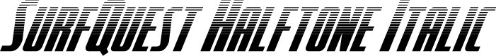 SurfQuest Halftone Italic