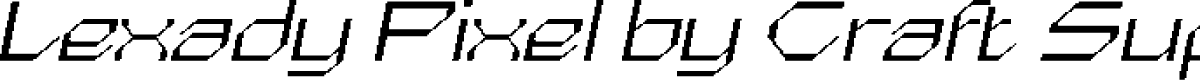 LexadyPixel-Regular Demo