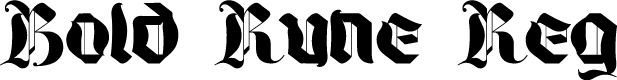 Bold Rune Reg