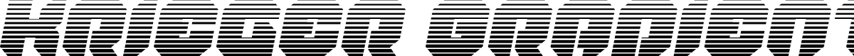Krieger Gradient Italic