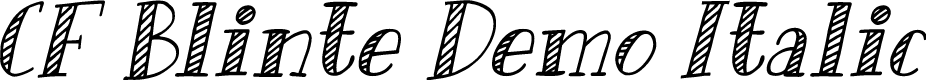 CF Blinte Demo Italic