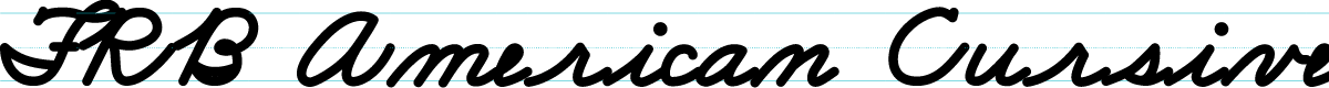 FRB American Cursive Extrabold