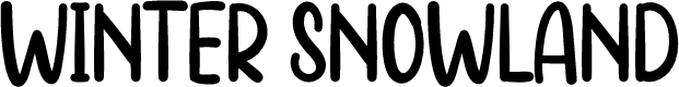 WINTER SNOWLAND