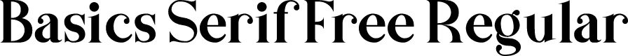 Basics Serif Free Regular