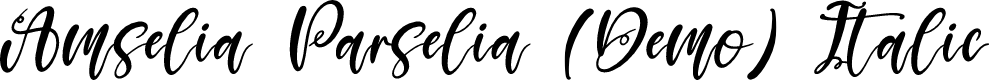 Amselia Parselia (Demo) Italic