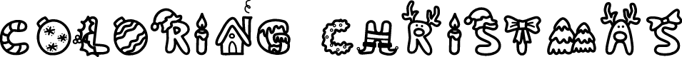 coloring christmas