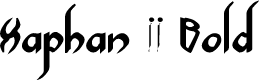Xaphan II Bold