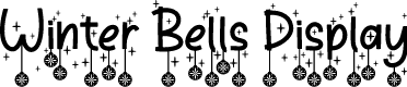 Winter Bells Display - PUL