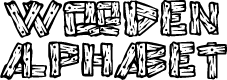 Wooden Alphabet Personal Use