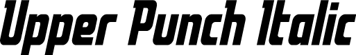 Upper Punch Italic