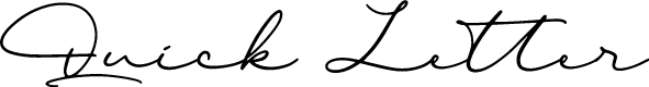 Quick Letter