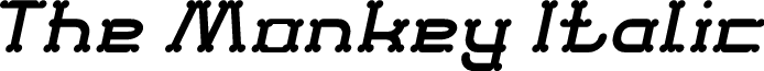 The Monkey Italic