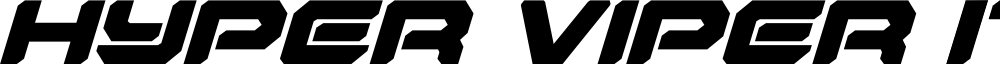 Hyper Viper Italic