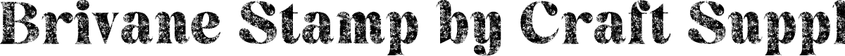 BrivaneStamp-Regular Demo