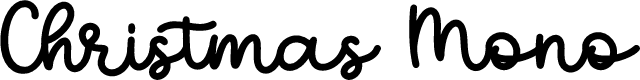 New Christmas Mono
