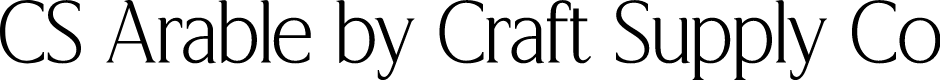 CS Arable Regular Demo