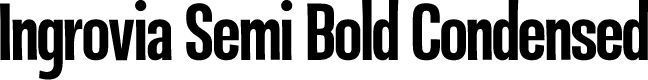 Ingrovia Semi Bold Condensed