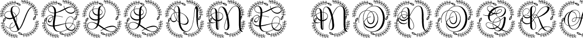 Vellume Monogram
