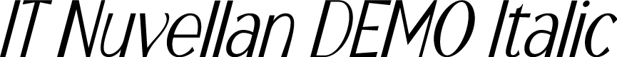 IT Nuvellan DEMO Italic
