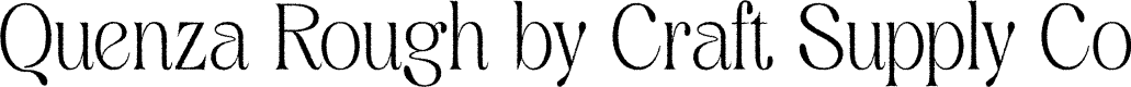 Quenza Rough Regular Demo