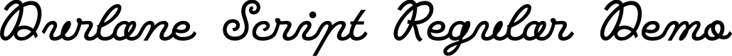 Durlane Script Regular Demo