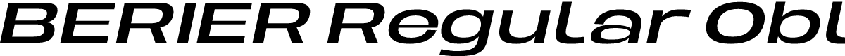 BERIER Regular Oblique