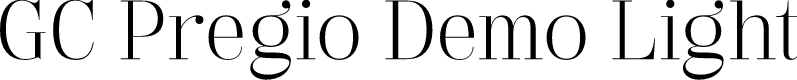 GC Pregio Demo Light