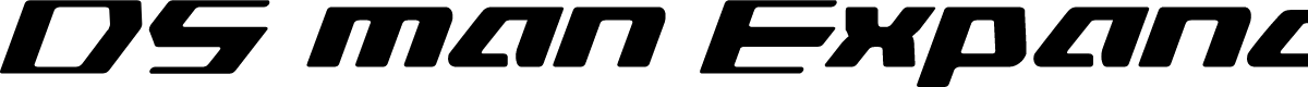 DS man Expanded Italic