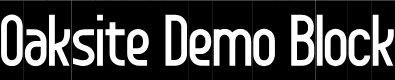 Oaksite Demo Block