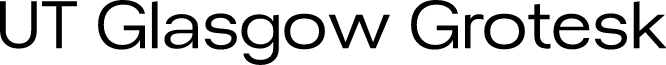 UT Glasgow Grotesk Demo