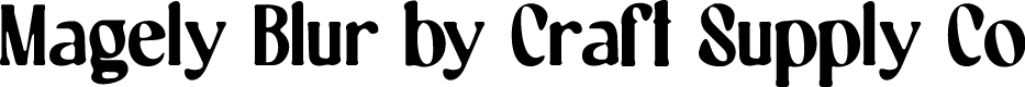 MagelyBlur-Regular
