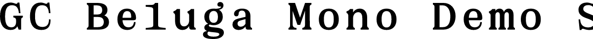 GC Beluga Mono Demo Semi Bold