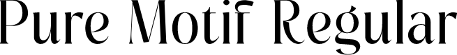 Pure Motif Regular