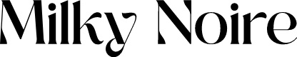 Milky Noire Regular