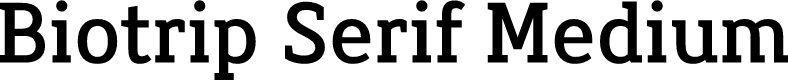 Biotrip Serif Medium