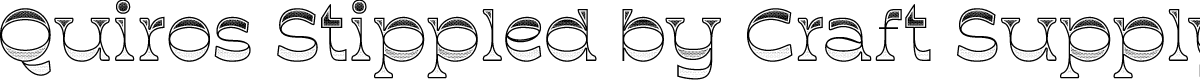 Quiros Stippled Regular Demo