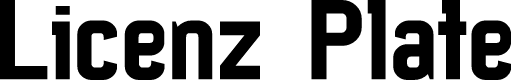 Licenz Plate
